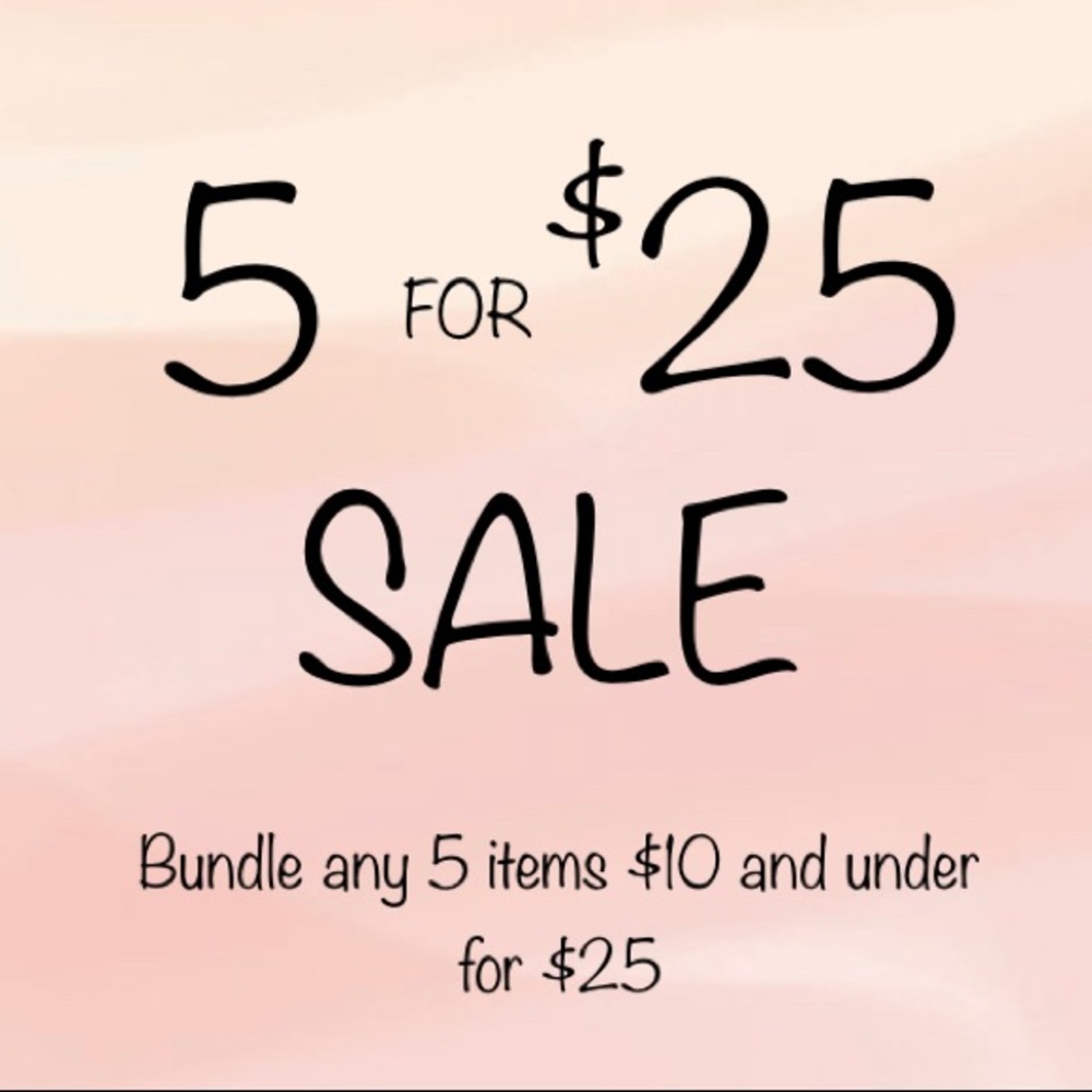 ✨5 for 25 sale✨